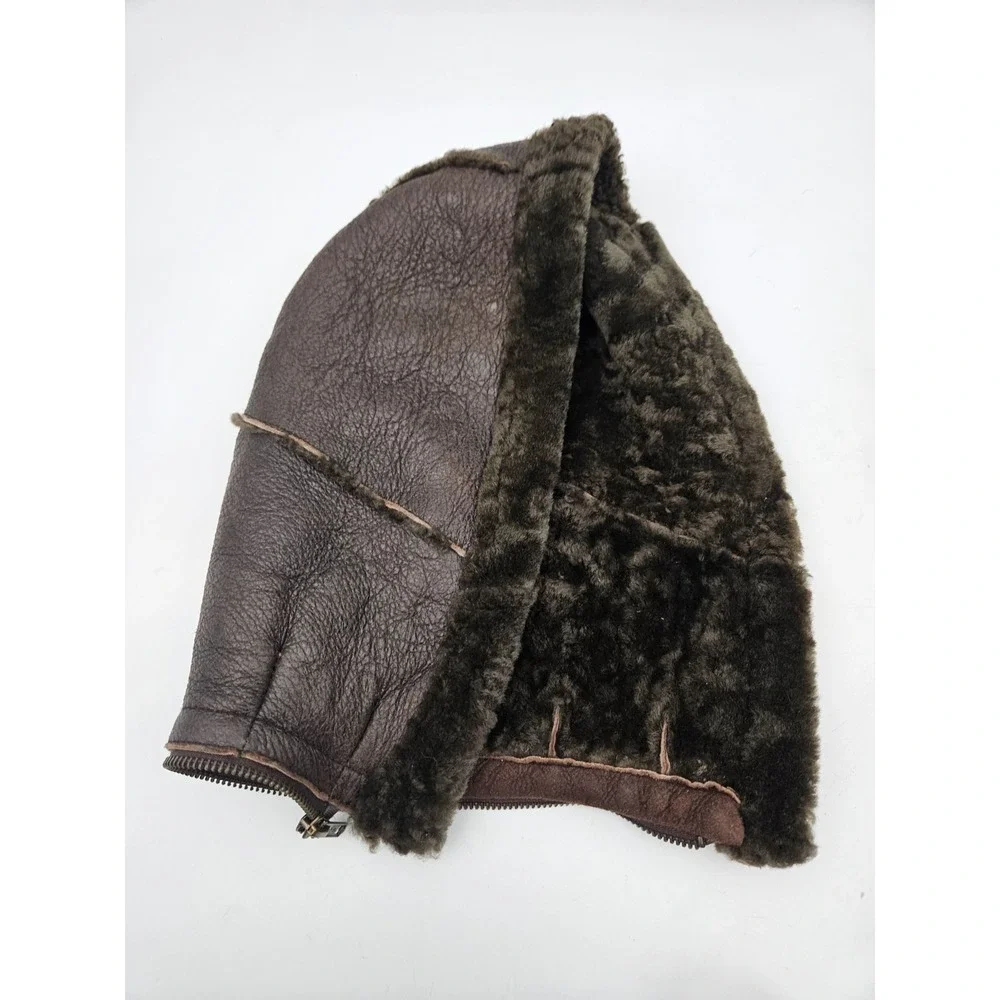 VECCHIO PONTE 100% Shearling Lamb Leather Jacket Sz 6 Made in Italy - Picture 4 of 8